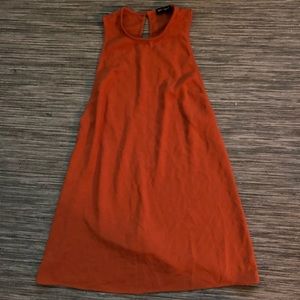 American apparel orange short dress